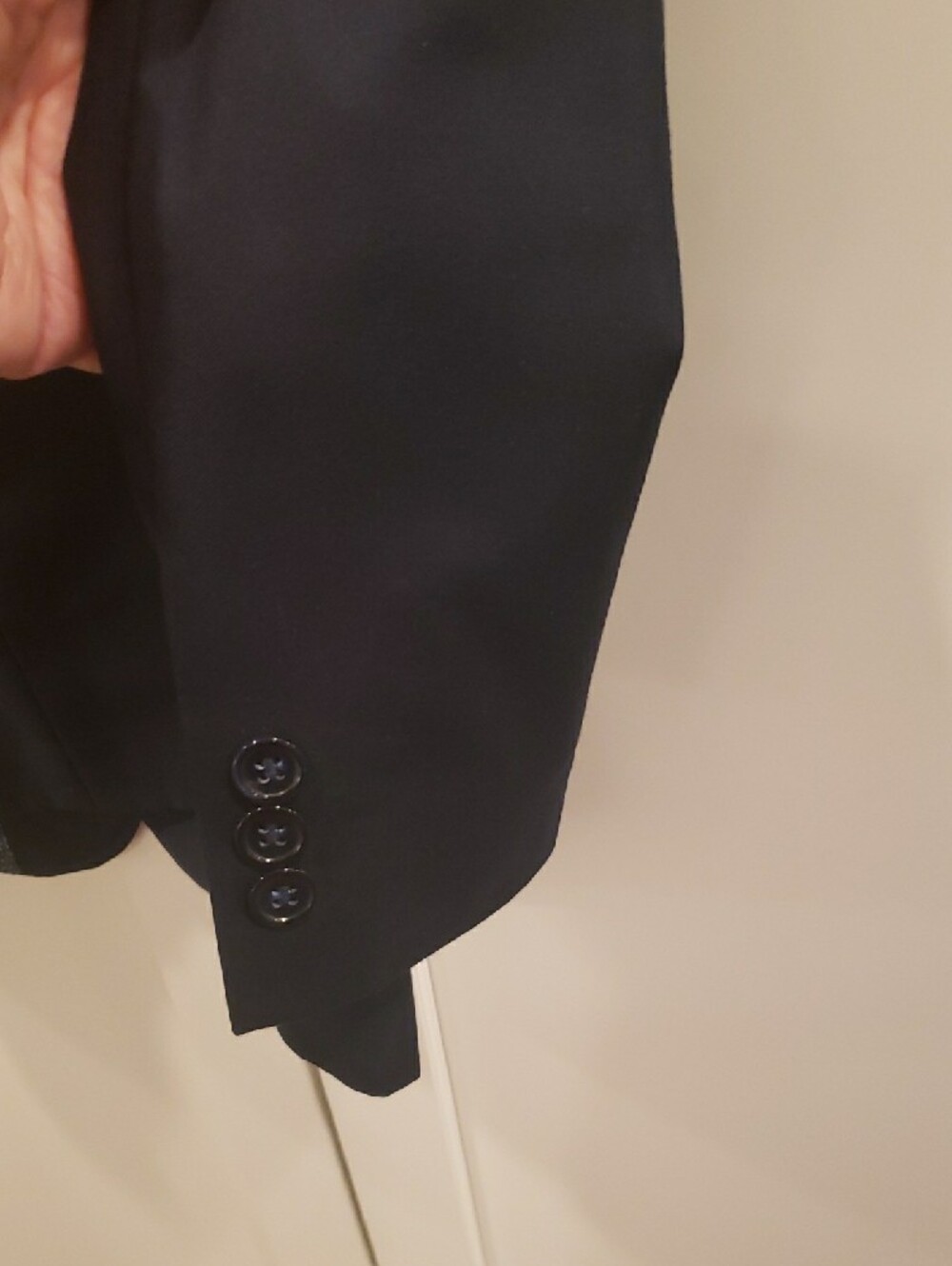 2 Boys' T.O.  2-Button Blazer - Classic  1 Black 1 Navy Tailored Style - Picture 8 of 9